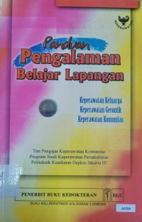 Panduan pengalaman belajar lapangan