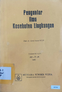 Pengantar ilmu kesehatan lingkungan