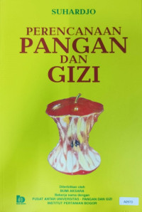 Perencanaan pangan dan gizi